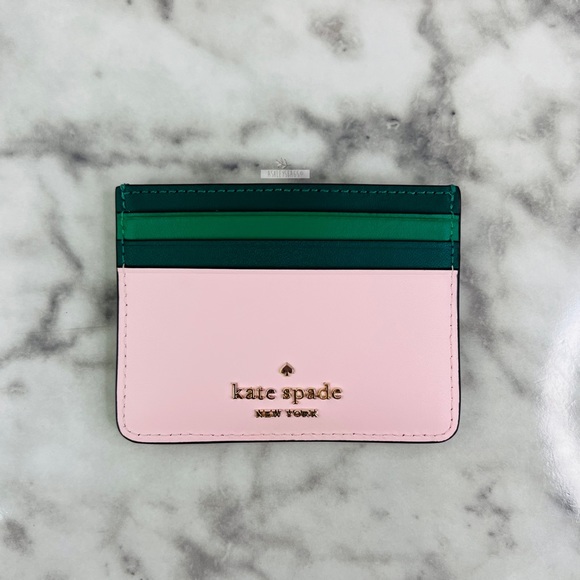 Kate Spade Colada Pineapple Small Slim Card Holder Wallet - Picture 2 of 5